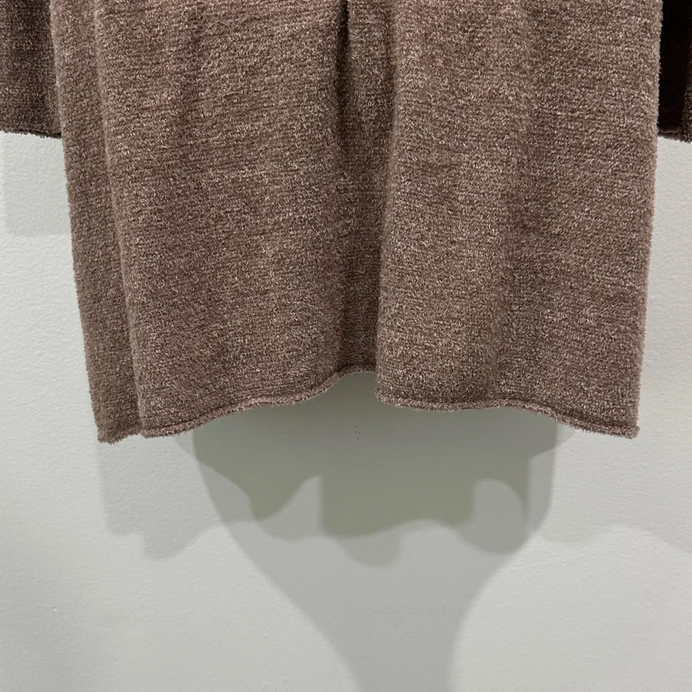 Barefoot Dreams CozyChic Lite  Brown Long Cardigan - Picture 11 of 13